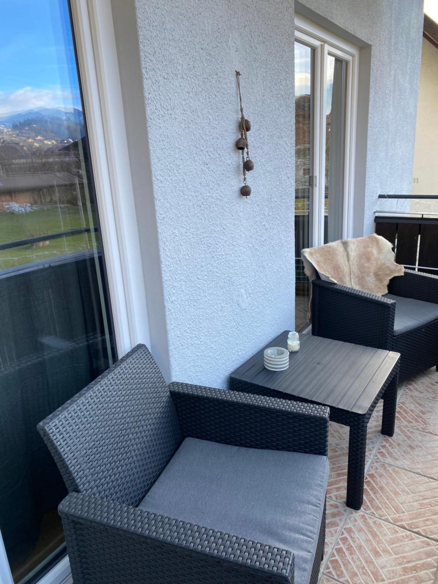 Appartement Kuhglocken Ferienhaus Fuenf Sinne Dobriach Bagian luar foto